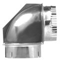 Builders Best Elbow Vent Aluminum Hd 4In 010151